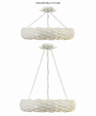 Broche Six Light Semi Flush Mount (536-MT_CEILING)