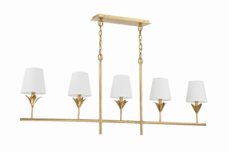 Broche Five Light Chandelier (537-GA)