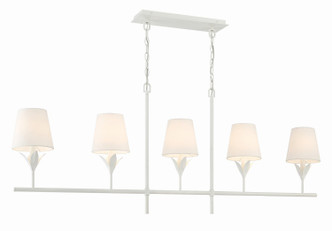 Broche Five Light Chandelier (537-MT)