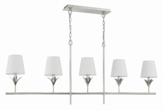 Broche Five Light Chandelier (537-SA)