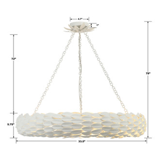 Broche Eight Light Pendant (538-MT)