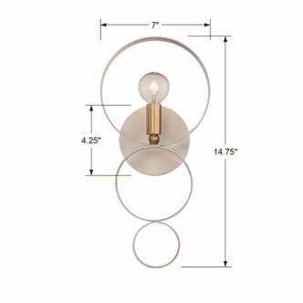 Luna One Light Wall Sconce (581-MT-GA)