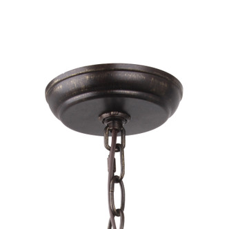Luna Six Light Chandelier (585-EB-GA)