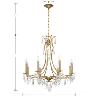 Cedar Eight Light Chandelier (5938-VG-CL-MWP)