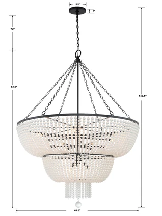 Rylee 15 Light Chandelier (614-MK)