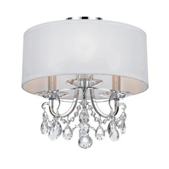Othello Three Light Semi Flush Mount (6623-CH-CL-MWP_CEILING)
