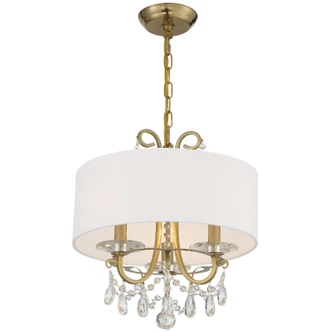 Othello Three Light Chandelier (6623-VG-CL-MWP)