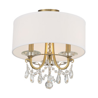 Othello Three Light Semi Flush Mount (6623-VG-CL-MWP_CEILING)