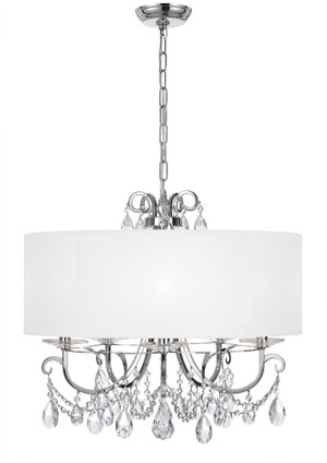 Othello Five Light Chandelier (6625-CH-CL-SAQ)