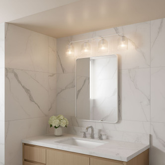 Eisele Four Light Vanity (GLV1134MWT)