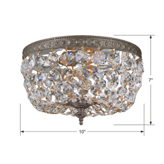 Waltham Two Light Flush Mount (710-EB-CL-I)