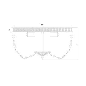 Waltham Three Light Flush Mount (714-OB-GT-MWP)