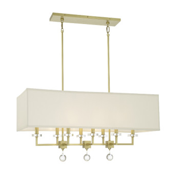 Paxton Eight Light Chandelier (8109-AG)