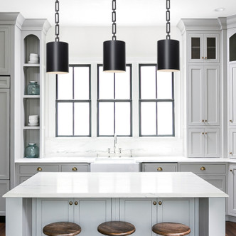 Alston One Light Mini Chandelier (8680-MK-WH)