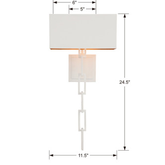 Alston Two Light Wall Sconce (8682-MT-GA)
