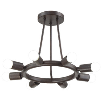 Dakota Eight Light Semi Flush Mount (9043-CZ)