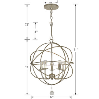 Solaris Five Light Mini Chandelier (9224-OS)