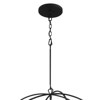 Solaris Six Light Chandelier (9226-BK)