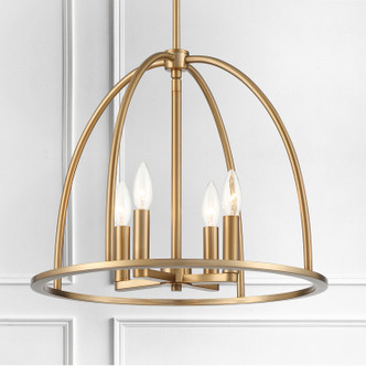 Abbott Four Light Chandelier (ABB-3004-VG)