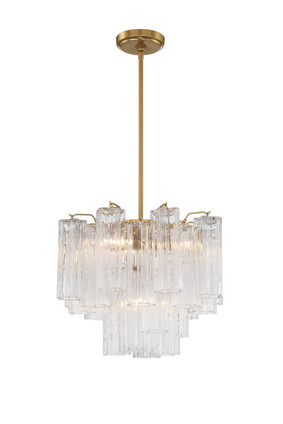 Addis Four Light Chandelier (ADD-300-AG-CL)