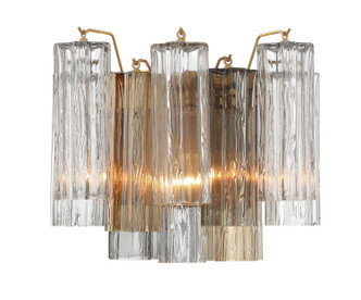 Addis Two Light Wall Sconce (ADD-302-AG-AU)
