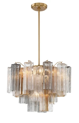 Addis Six Light Chandelier (ADD-306-AG-AU)