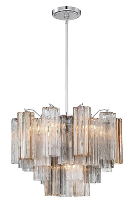 Addis Six Light Chandelier (ADD-306-CH-AU)