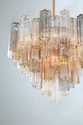 Addis 12 Light Chandelier (ADD-312-AG-AU)