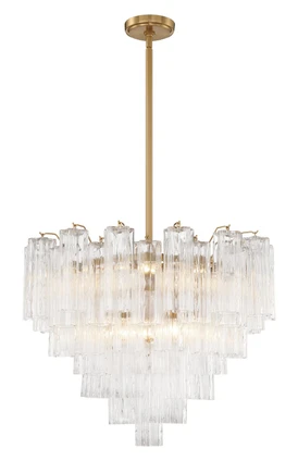 Addis 12 Light Chandelier (ADD-312-AG-CL)