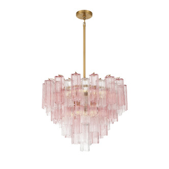 Crystorama - ADD-312-AG-SP - 12 Light Chandelier - Addis - Aged Brass