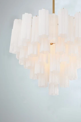 Addis 12 Light Chandelier (ADD-312-AG-WH)