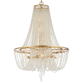 Arcadia Nine Light Chandelier (ARC-1917-GA-CL-MWP)