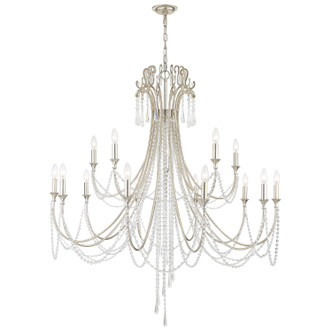 Arcadia 15 Light Chandelier (ARC-1919-SA-CL-MWP)