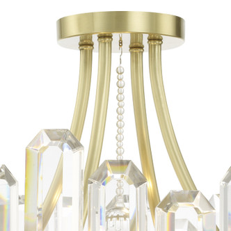 Bolton Four Light Semi Flush Mount (BOL-8884-AG)
