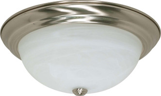 Nuvo Lighting - 60-199 - Three Light Flush Mount - Brushed Nickel