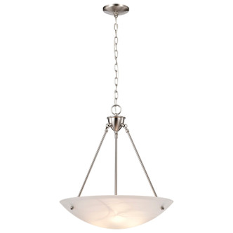 Pendants Brushed Nickel Three Light Pendant (60-370)