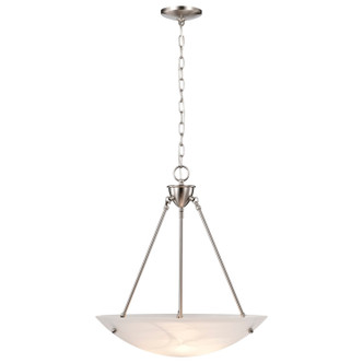 Pendants Brushed Nickel Three Light Pendant (60-370)