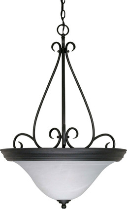 Nuvo Lighting - 60-385 - Three Light Pendant - Castillo - Textured Black