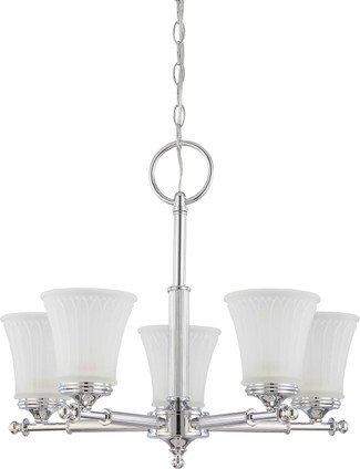 Nuvo Lighting - 60-4265 - Five Light Chandelier - Teller - Polished Chrome