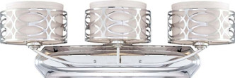 Nuvo Lighting - 60-4623 - Three Light Vanity - Harlow - Polished Nickel