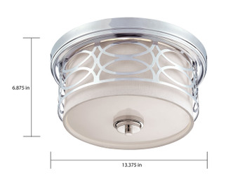 Harlow Two Light Flush Mount (60-4627)