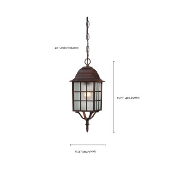 Adams One Light Hanging Lantern (60-4912)