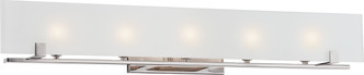 Nuvo Lighting - 60-5178 - Five Light Vanity - Lynne - Polished Nickel