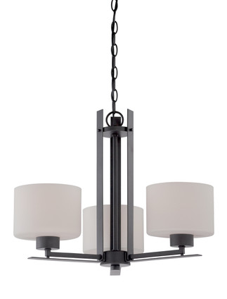 Nuvo Lighting - 60-5306 - Three Light Chandelier - Parallel - Aged Bronze
