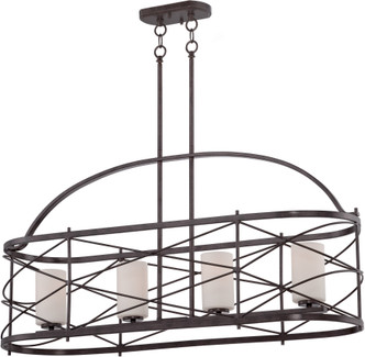 Nuvo Lighting - 60-5338 - Four Light Island Pendant - Ginger - Old Bronze