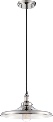 Nuvo Lighting - 60-5406 - One Light Pendant - Vintage - Polished Nickel