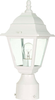 Nuvo Lighting - 60-546 - One Light Post Lantern - Briton - White