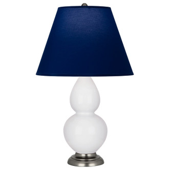 Robert Abbey - DY12N - One Light Accent Lamp - Small Double Gourd - Daisy Glazed Ceramic w/Antique Silver