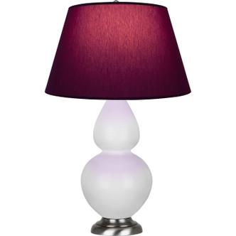 Robert Abbey - DY22P - One Light Table Lamp - Double Gourd - Daisy Glazed Ceramic w/Antique Silver