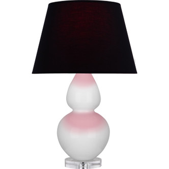 Robert Abbey - DY23K - One Light Table Lamp - Double Gourd - Daisy Glazed Ceramic w/Lucite